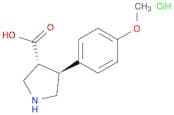 Trans-4-(4-methoxyphenyl)pyrrolidine-3-carboxylic acid-HCl