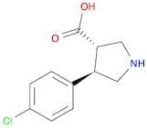 (3S,4R)-4-(4-Chlorophenyl)pyrrolidine-3-carboxylic acid