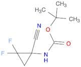tert-Butyl (1-cyano-2,2-difluorocyclopropyl)carbamate
