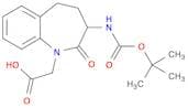 2-(3-((tert-Butoxycarbonyl)amino)-2-oxo-2,3,4,5-tetrahydro-1H-benzo[b]azepin-1-yl)acetic acid