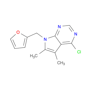 4-Chloro-7-(2-furylmethyl)-5,6-dimethyl-7h-pyrrolo[2,3-d]pyrimidine