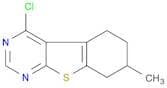 3-chloro-11-methyl-8-thia-4,6-diazatricyclo[7.4.0.0,2,7]trideca-1(9),2,4,6-tetraene