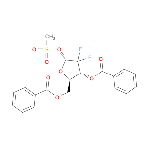 ((2R,3R,5R)-3-(Benzoyloxy)-4,4-difluoro-5-((methylsulfonyl)oxy)tetrahydrofuran-2-yl)methyl benzoate