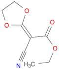 Ethyl 2-cyano-2-(1,3-dioxolan-2-ylidene)acetate