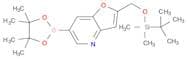 2-((tert-Butyldimethylsilyloxy)methyl)-6-(4,4,5,5-tetramethyl-1,3,2-dioxaborolan-2-yl)furo[3,2-b]p…