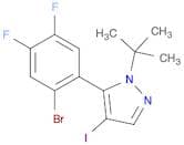 5-(2-Bromo-4,5-difluorophenyl)-1-(tert-butyl)-4-iodo-1H-pyrazole