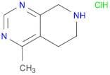 5,6,7,8-Tetrahydro-4-methylpyrido[3,4-d]pyrimidine hcl