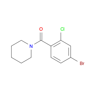 1-Bromo-3-chloro-4-(piperidinocarbonyl)benzene