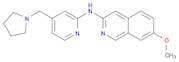 7-Methoxy-N-(4-(pyrrolidin-1-ylmethyl)pyridin-2-yl)isoquinolin-3-amine