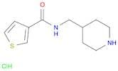 N-(Piperidin-4-ylmethyl)thiophene-3-carboxamide hydrochloride