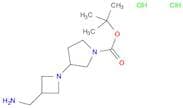 tert-Butyl 3-(3-(aminomethyl)azetidin-1-yl)pyrrolidine-1-carboxylate dihydrochloride