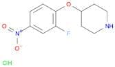 4-(2-Fluoro-4-nitrophenoxy)piperidine, HCl