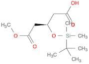 (R)-3-((tert-Butyldimethylsilyl)oxy)-5-methoxy-5-oxopentanoic acid