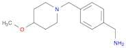 (4-((4-Methoxypiperidin-1-yl)methyl)phenyl)methanamine