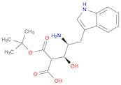 2,4,5-Trideoxy-4-[[(1,1-dimethylethoxy)carbonyl]amino]-5-(1H-indol-3-yl)-L-threo-pentonic acid