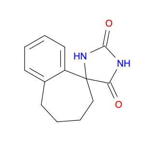 6,7,8,9-tetrahydro-2'H,5'H-spiro[benzo[7]annulene-5,4'-imidazolidine]-2',5'-dione