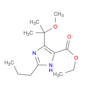 4-(1-Methoxy-1-methylethyl)-2-propyl-1H-imidazole-5-carboxylic Acid Ethyl Ester