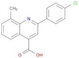 2-(4-Chlorophenyl)-8-methylquinoline-4-carboxylic acid