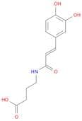 4-(3-(3,4-Dihydroxyphenyl)acrylamido)butanoic acid