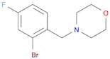 2-Bromo-4-fluoro-1-(morpholinomethyl)benzene