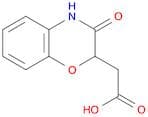 2H-1,4-Benzoxazine-2-aceticacid, 3,4-dihydro-3-oxo-