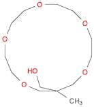 1,4,7,10,13-Pentaoxacyclohexadecane-15-methanol, 15-methyl-