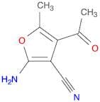 4-Acetyl-2-amino-5-methyl-3-furonitrile