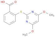 2-((4,6-Dimethoxypyrimidin-2-yl)thio)benzoic acid