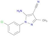 5-Amino-4-cyano-1-(3-chlorophenyl)-3-methylpyrazole