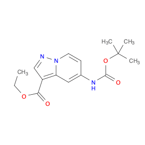 Ethyl 5-((tert-butoxycarbonyl)amino)pyrazolo[1,5-a]pyridine-3-carboxylate