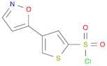 4-(Isoxazol-5-yl)thiophene-2-sulfonyl chloride