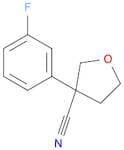3-(3-Fluorophenyl)tetrahydrofuran-3-carbonitrile
