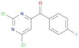 (2,6-Dichloropyrimidin-4-yl)-(4-fluorophenyl)methanone