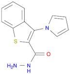3-(1H-pyrrol-1-yl)-1-benzothiophene-2- carbohydrazide
