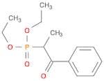 Phosphonic acid, (1-methyl-2-oxo-2-phenylethyl)-, diethyl ester