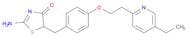 2-Amino-5-(4-[2-(5-ethyl-2-pyridyl)ethoxy]benzyl)-4(5h)-thiazolone