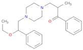 3-[4-(2-ethoxy-2-phenylethyl)piperazin-1-yl]-2-methyl-1-phenylpropan-1-one