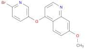 4-((6-Bromopyridin-3-yl)oxy)-7-methoxyquinoline