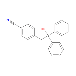 4-(2-Hydroxy-2,2-diphenylethyl)benzonitrile