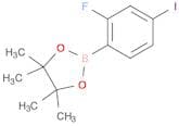 2-(2-Fluoro-4-iodophenyl)-4,4,5,5-tetramethyl-1,3,2-dioxaborolane