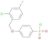 4-((2-Chloro-4-fluorobenzyl)oxy)benzene-1-sulfonyl chloride