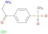 2-Amino-1-[4-(methylsulfonyl)phenyl]-1-ethanone hydrochloride