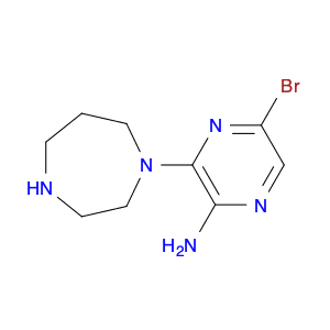 5-Bromo-3-(1,4-diazepan-1-yl);pyrazin-2-amine