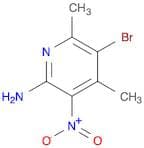 2-Amino-3-nitro-4,6-dimethyl-5-bromopyridine