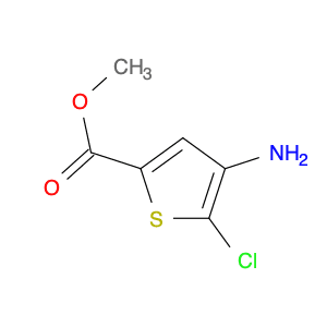 2-​Thiophenecarboxylic acid, 4-​amino-​5-​chloro-​, methyl ester