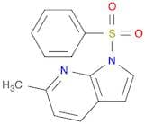 6-Methyl-1-(phenylsulfonyl)-1H-pyrrolo[2,3-b]pyridine