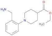 Ethyl 1-(2-(aminomethyl)phenyl)piperidine-4-carboxylate
