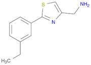 (2-(3-Ethylphenyl)thiazol-4-yl)methanamine