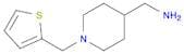 [1-(Thiophen-2-ylmethyl)piperidin-4-yl]methanamine