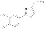 (2-(3,4-Dimethylphenyl)thiazol-4-yl)methanamine